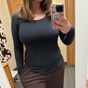 Calia Black Long Sleeve Top